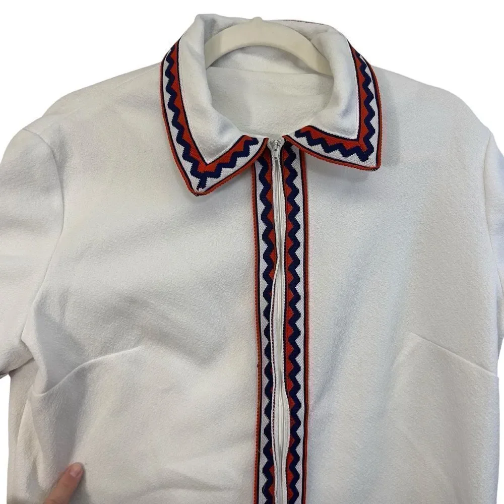 Vintage Montgomery Ward union made Dress Women’s polyester 1960's 1970's large - Picture 7 of 14